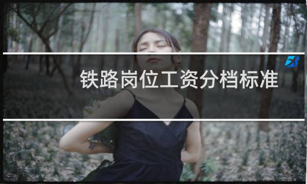 铁路岗位工资分档标准