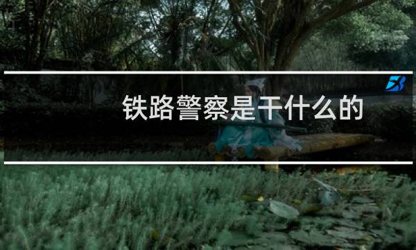 铁路警察是干什么的