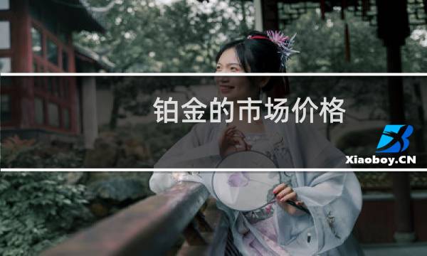 铂金的市场价格