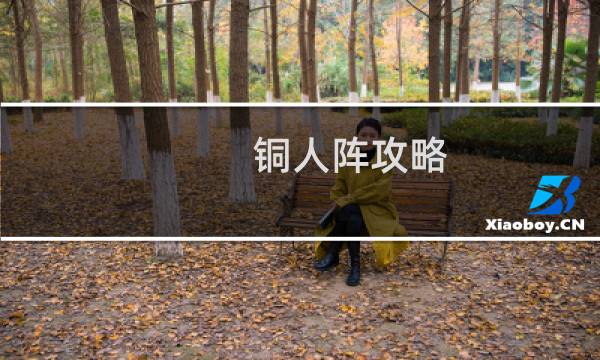 铜人阵攻略