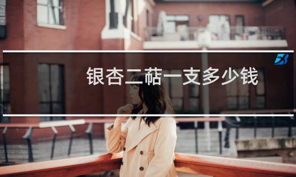 银杏二萜一支多少钱