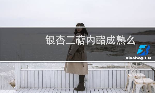 银杏二萜内酯成熟么