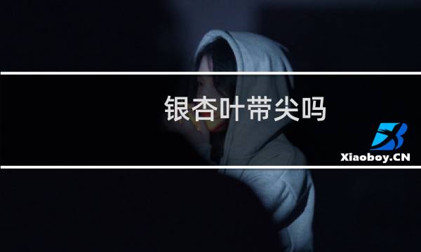 银杏叶带尖吗