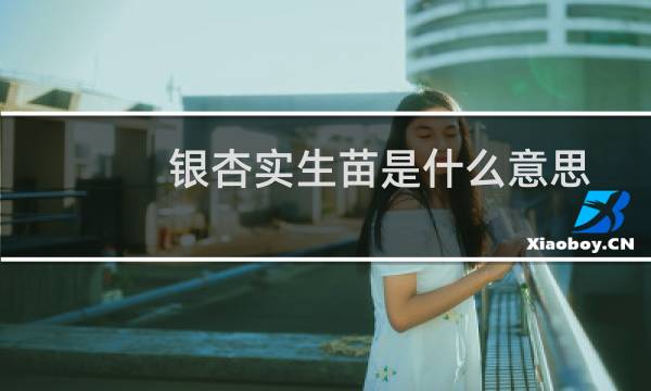银杏实生苗是什么意思