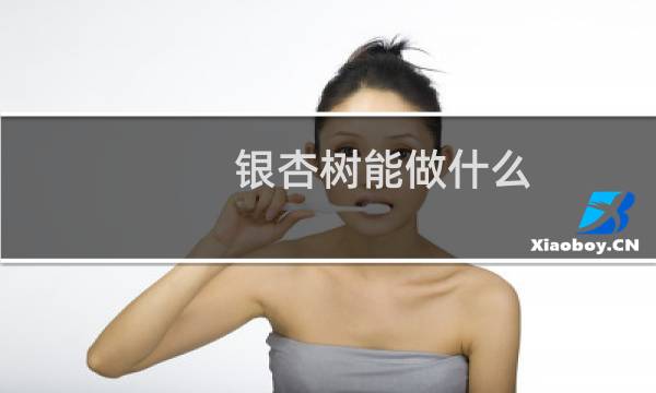 银杏树能做什么