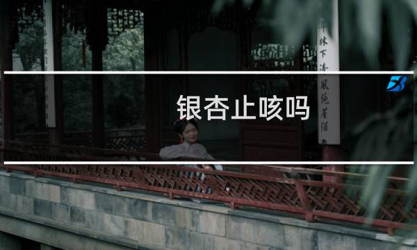 银杏止咳吗