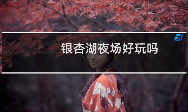 银杏湖夜场好玩吗