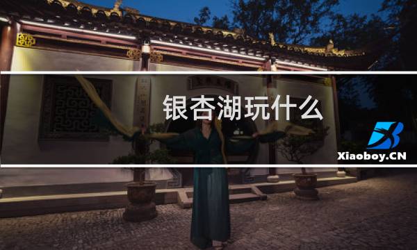 银杏湖玩什么