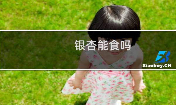 银杏能食吗