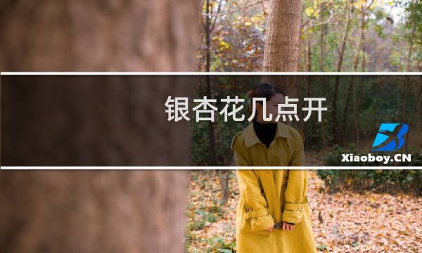 银杏花几点开