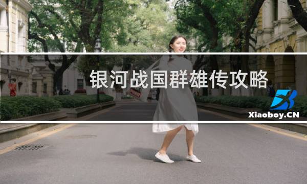 银河战国群雄传攻略