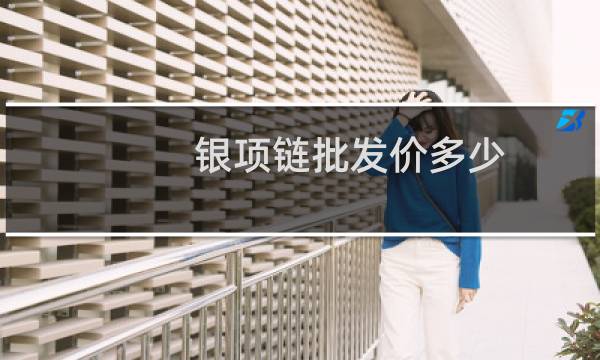 银项链批发价多少