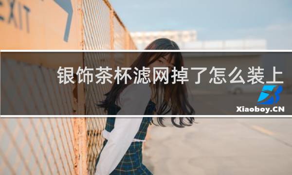 银饰茶杯滤网掉了怎么装上