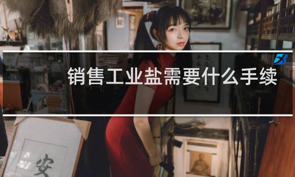 销售工业盐需要什么手续