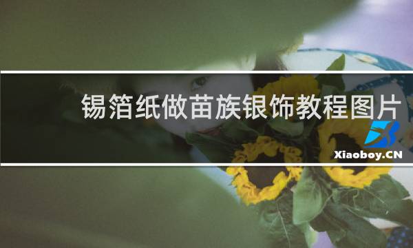 锡箔纸做苗族银饰教程图片