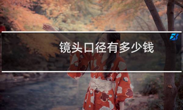 镜头口径有多少钱