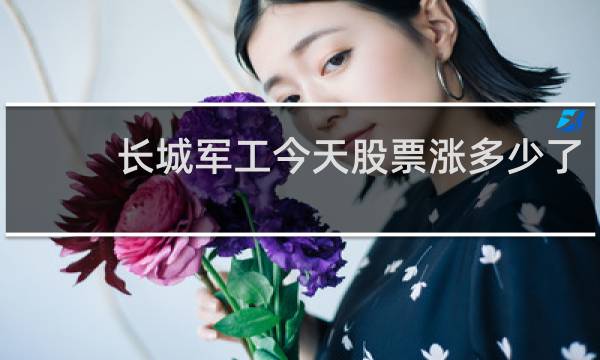 长城军工今天股票涨多少了