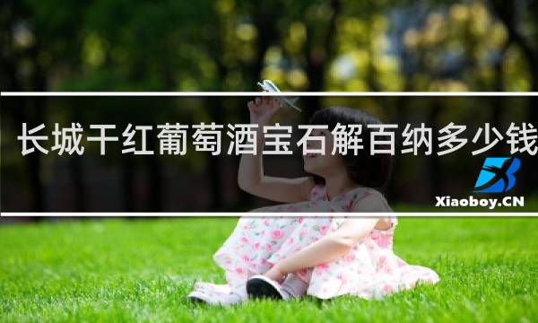 长城干红葡萄酒宝石解百纳多少钱一瓶