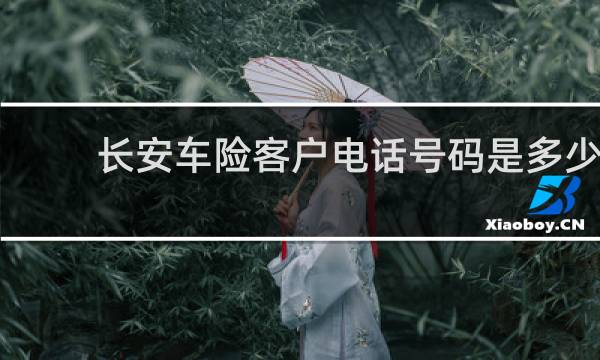 长安车险客户电话号码是多少