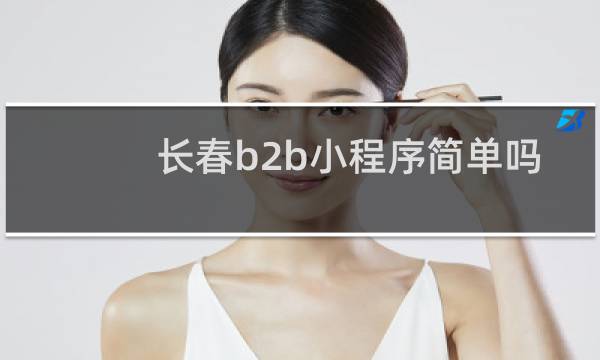 长春b2b小程序简单吗