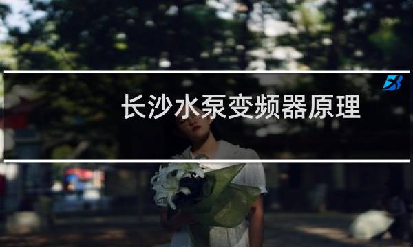长沙水泵变频器原理