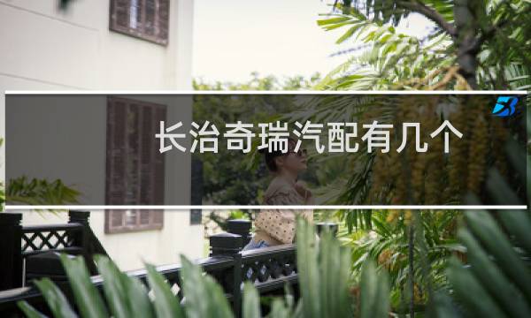 长治奇瑞汽配有几个