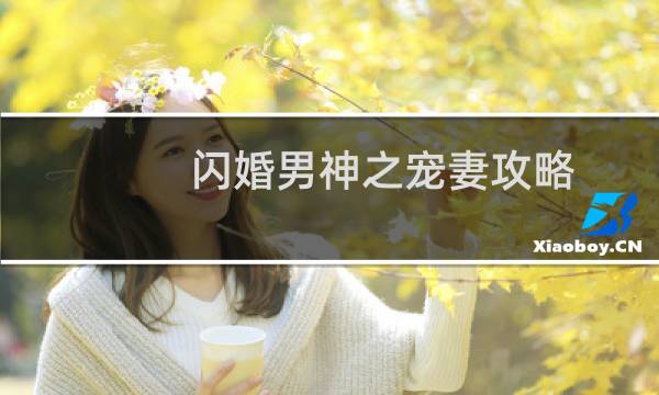 闪婚男神之宠妻攻略