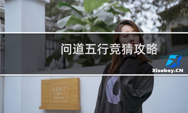 问道五行竞猜攻略