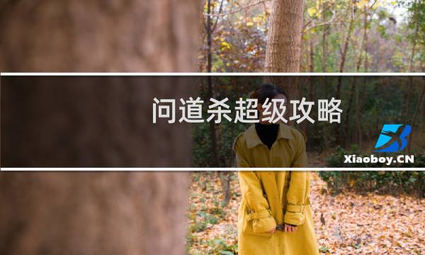 问道杀超级攻略