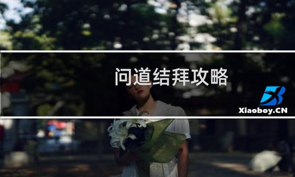 问道结拜攻略