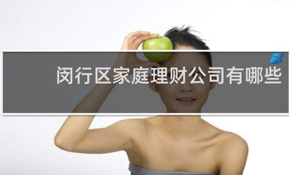 闵行区家庭理财公司有哪些