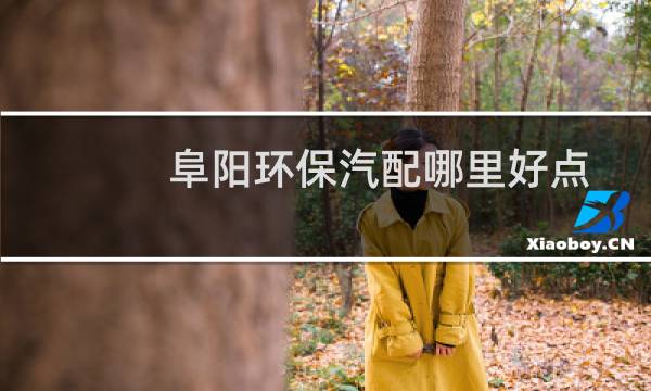 阜阳环保汽配哪里好点