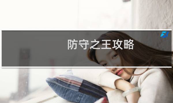 防守之王攻略