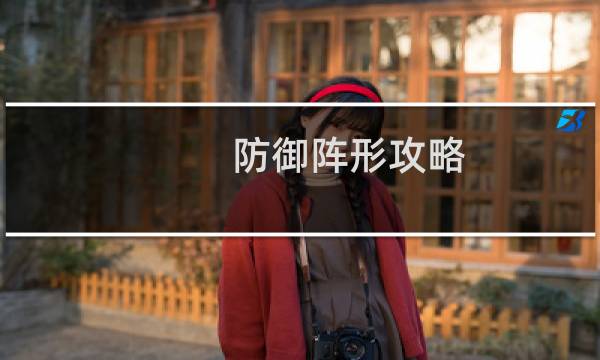 防御阵形攻略