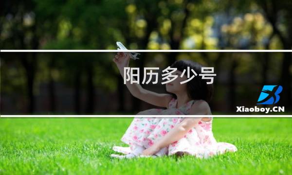阳历多少号?