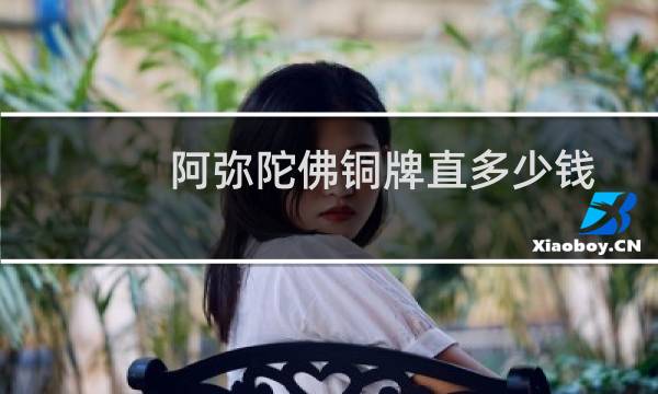 阿弥陀佛铜牌直多少钱