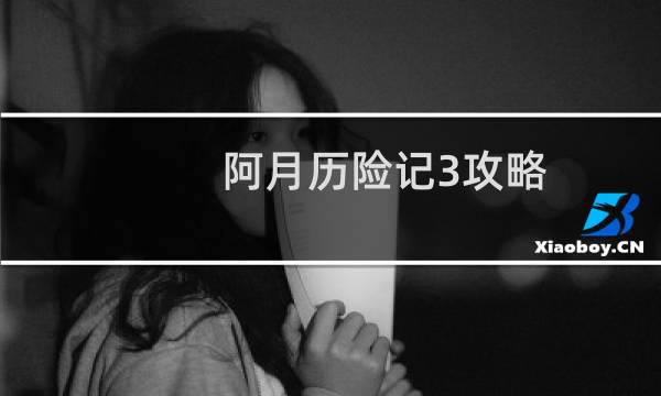 阿月历险记3攻略