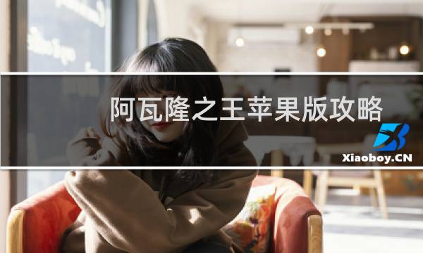 阿瓦隆之王苹果版攻略