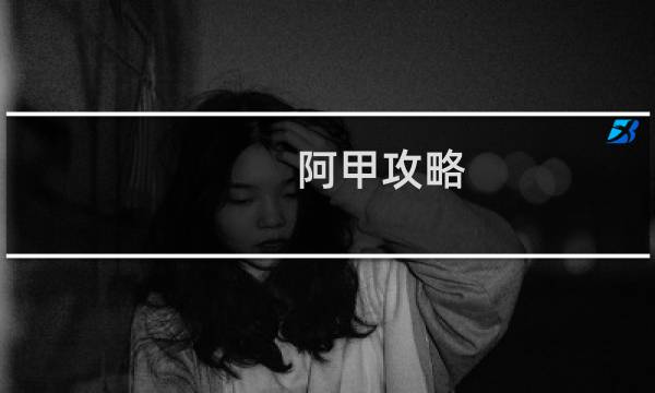 阿甲攻略