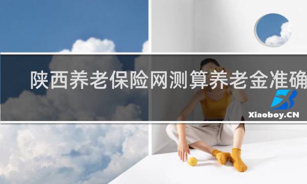陕西养老保险网测算养老金准确吗