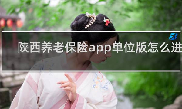 陕西养老保险app单位版怎么进入