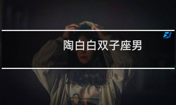 陶白白双子座男