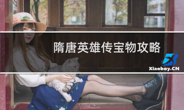 隋唐英雄传宝物攻略