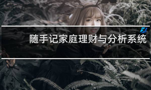 随手记家庭理财与分析系统