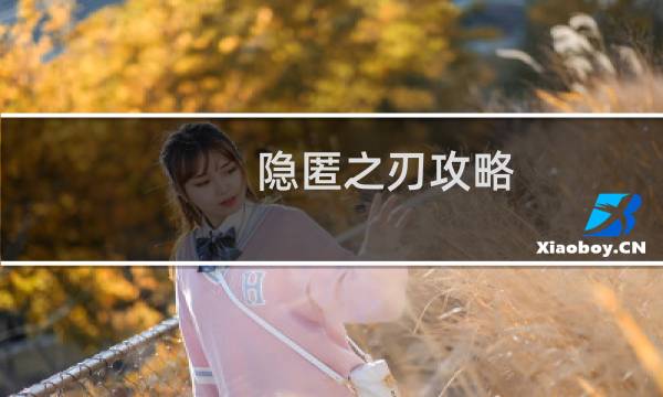 隐匿之刃攻略