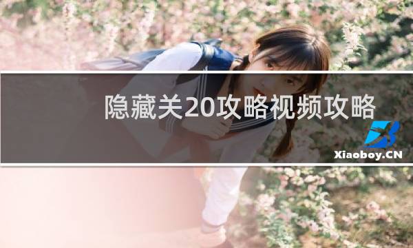 隐藏关20攻略视频攻略