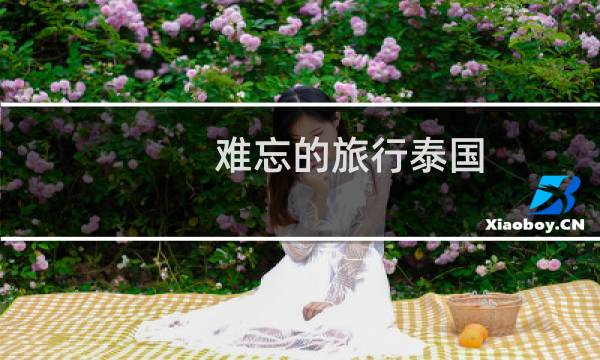 难忘的旅行泰国