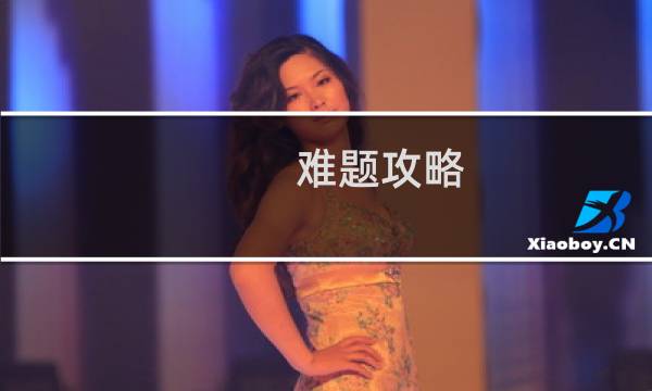 难题攻略