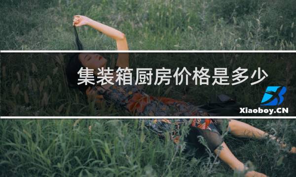 集装箱厨房价格是多少