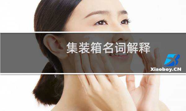 集装箱名词解释